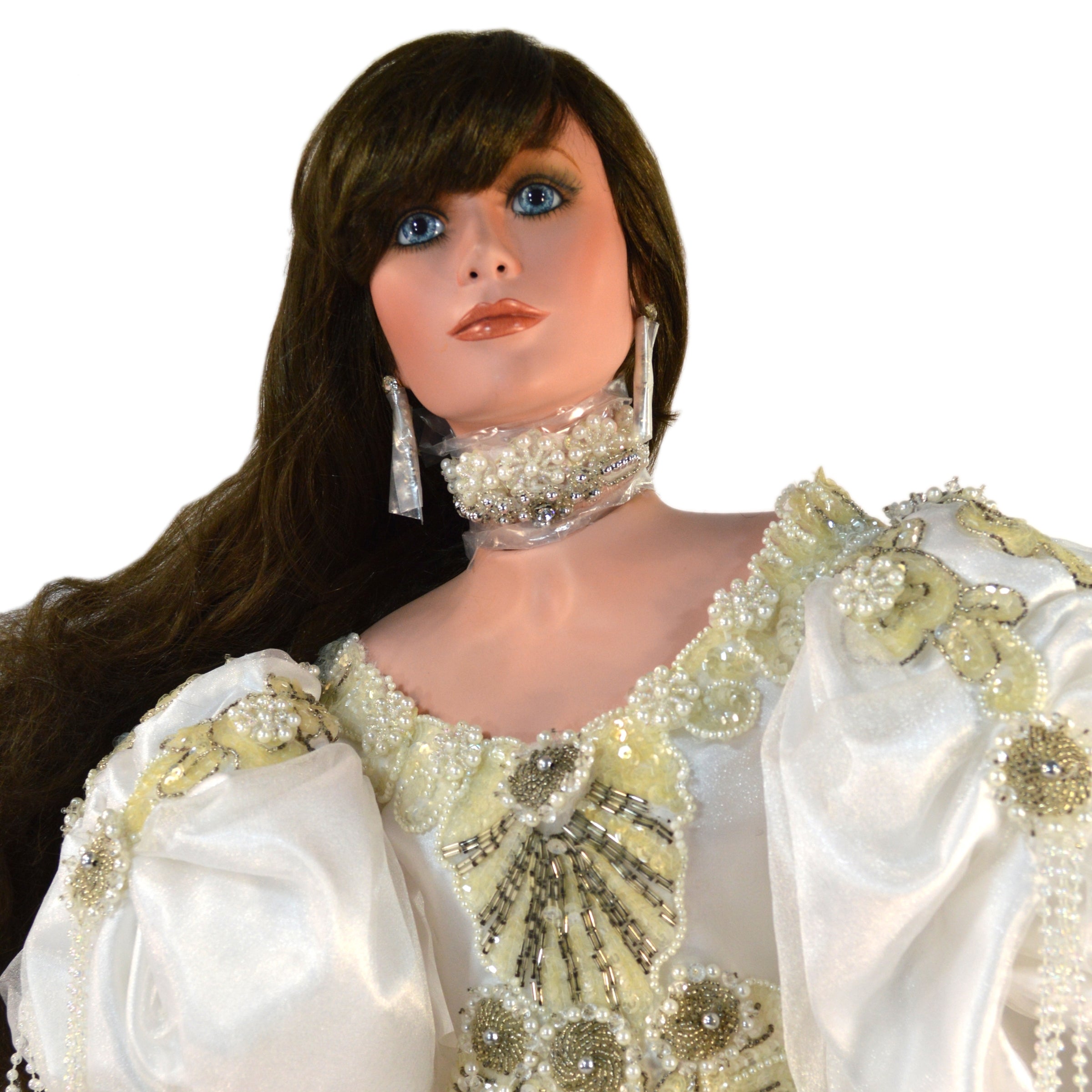 Rare Limited Edition Rustie 42 Porcelain Doll Heavenly Princess in White Dress #189/1500 - Perfect for Collectors & Home Décor