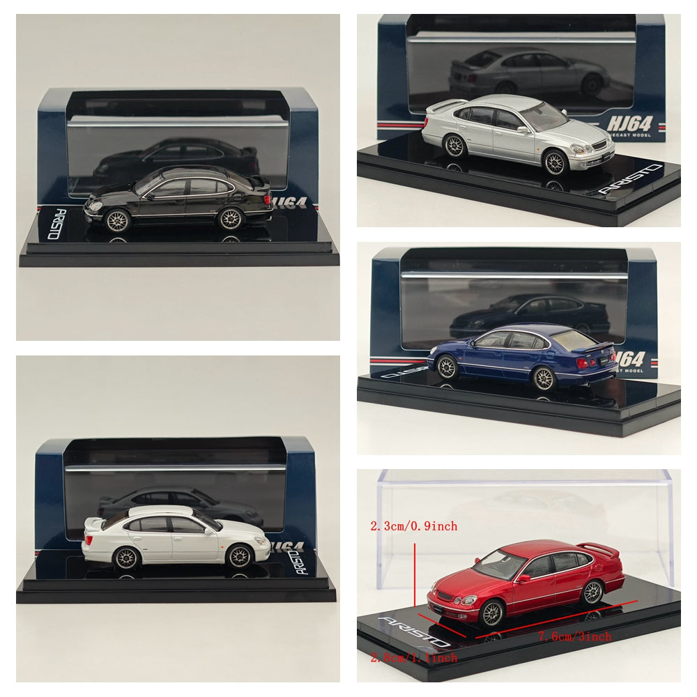 1/64 Scale Toyota Aristo V300 Vertex Edition Early Version - Hobby Japan Customized Diecast Model Car for Collectors & Display - Perfect for Car Enthusiasts & Model Showcases