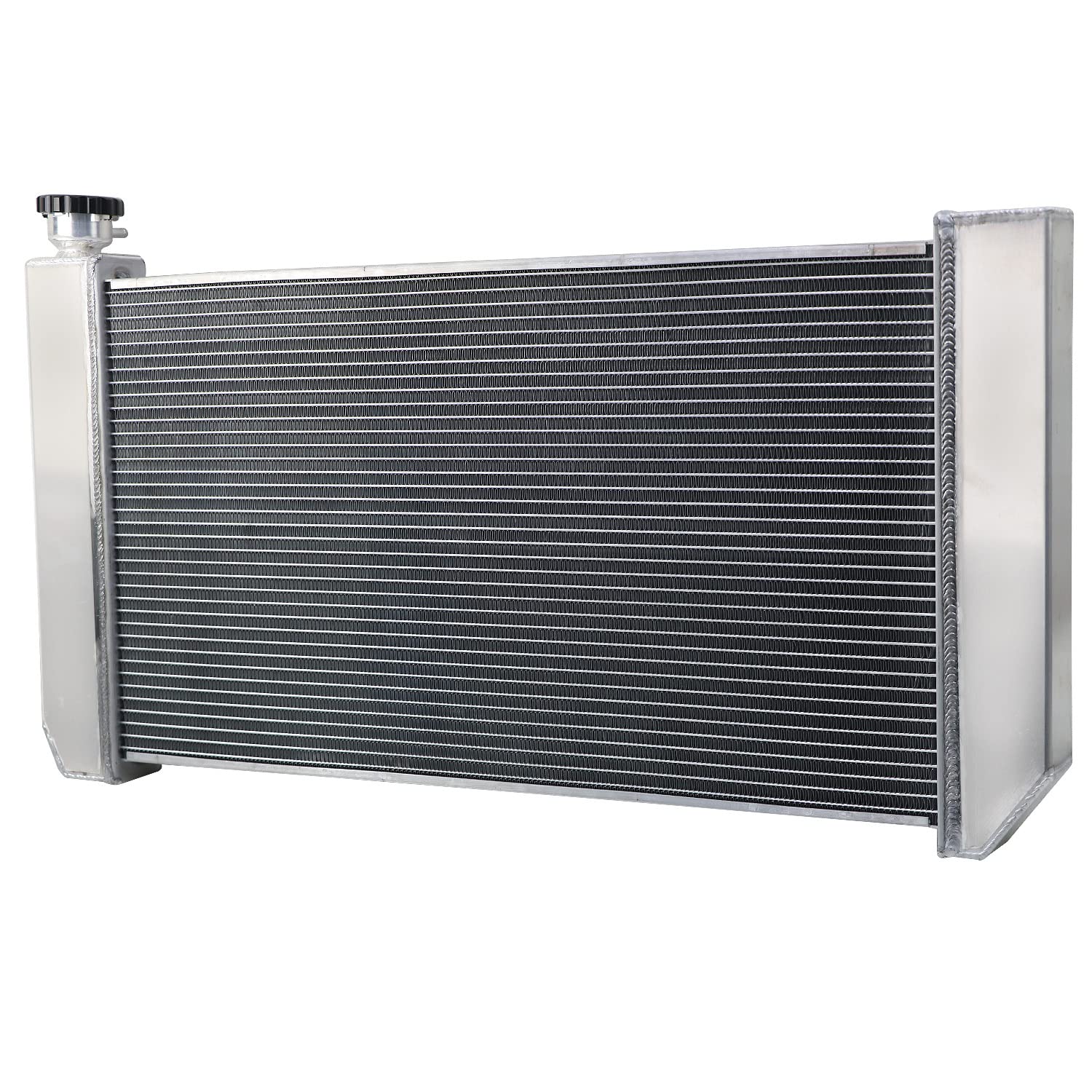 1988-1994 Chevy S10/S10 Blazer & GMC Jimmy/S15/Sonoma & 91-94 Oldsmobile Bravada 4.3L V6 All-Aluminum 3-Row Radiator Kit with Shroud, Fan & Relay - Perfect for Engine Cooling & Off-Road Adventures