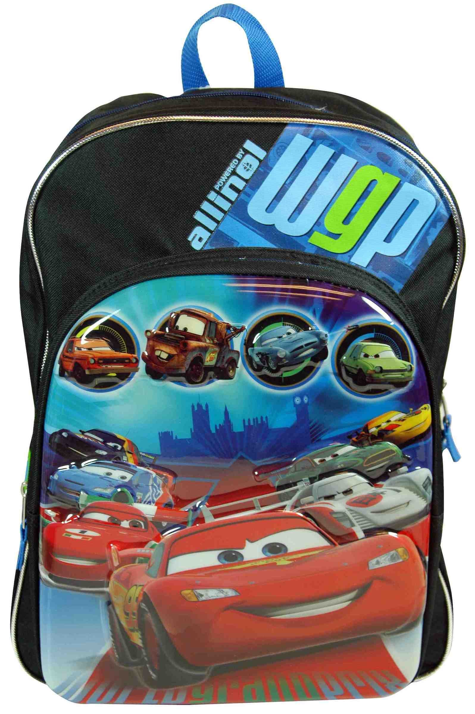 Disney Cars Backpack for Kids - Lightweight School Backpack with Adjustable Straps - Official Disney Merchandise (CA40683SCBK) - Perfect for School, Travel & Daily Use