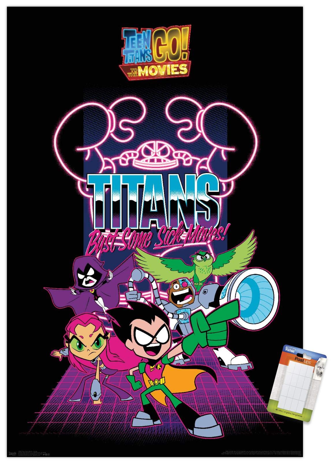 DC Comics Teen Titans Go to The Movies Poster - 22.375