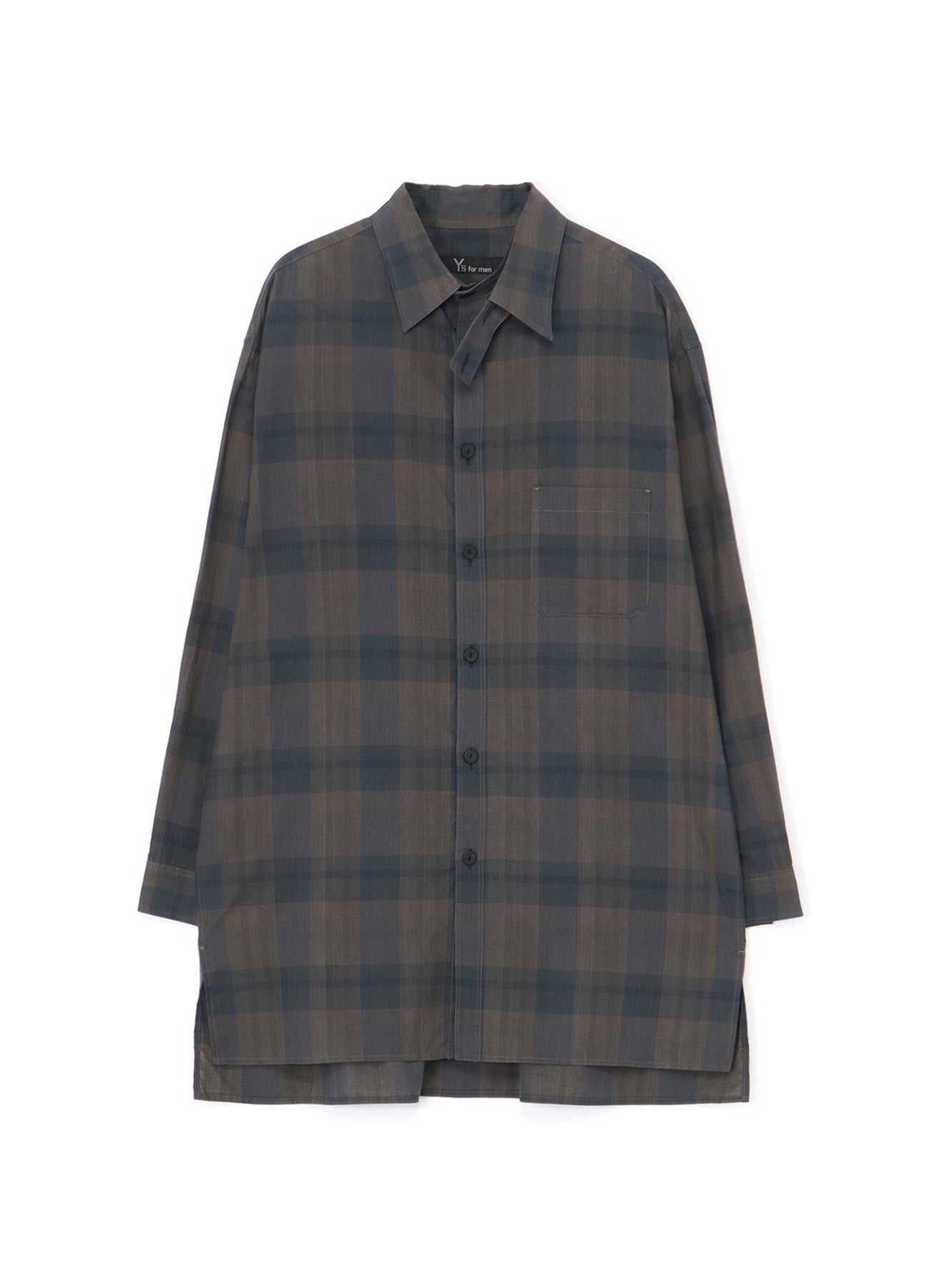 Stylish Cotton Linen Plaid Shirt with Layered Collar | Comfortable Casual Button Down Shirt for Men | Perfect for Office, Date Night & Outdoor Activities