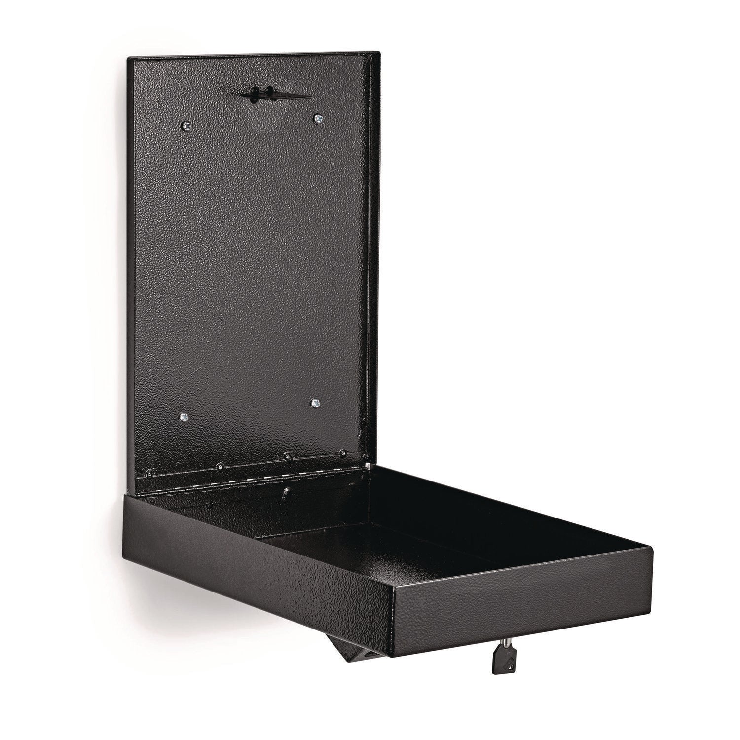 AdirOffice Large Wall Mounted Weatherproof Steel Secure Drop Box - 11 x 2.4 x 16 Inches, Black - Perfect for Mail, Package & Document Delivery for Homes, Offices & Apartments