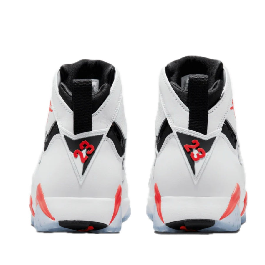 Air Jordan 7 Retro Men's Basketball Shoes - White/Infrared/Black (Perfect for Streetwear & Sneaker Collection)