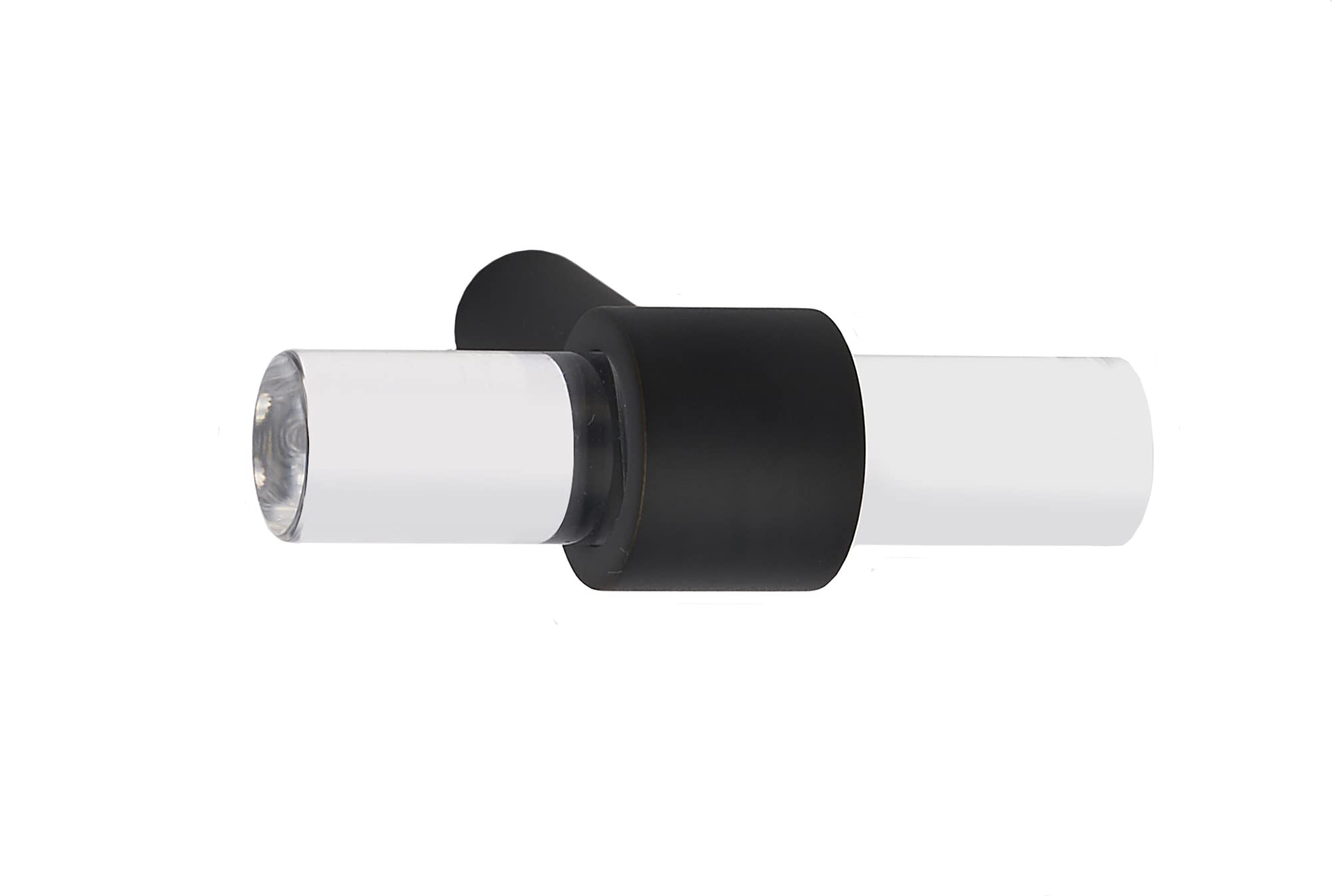 Contemporary Acrylic 1-3/4 Inch Long Bar Cabinet Knob - A860-45-MB - Modern Kitchen & Bathroom Hardware for Drawers, Cabinets & Furniture