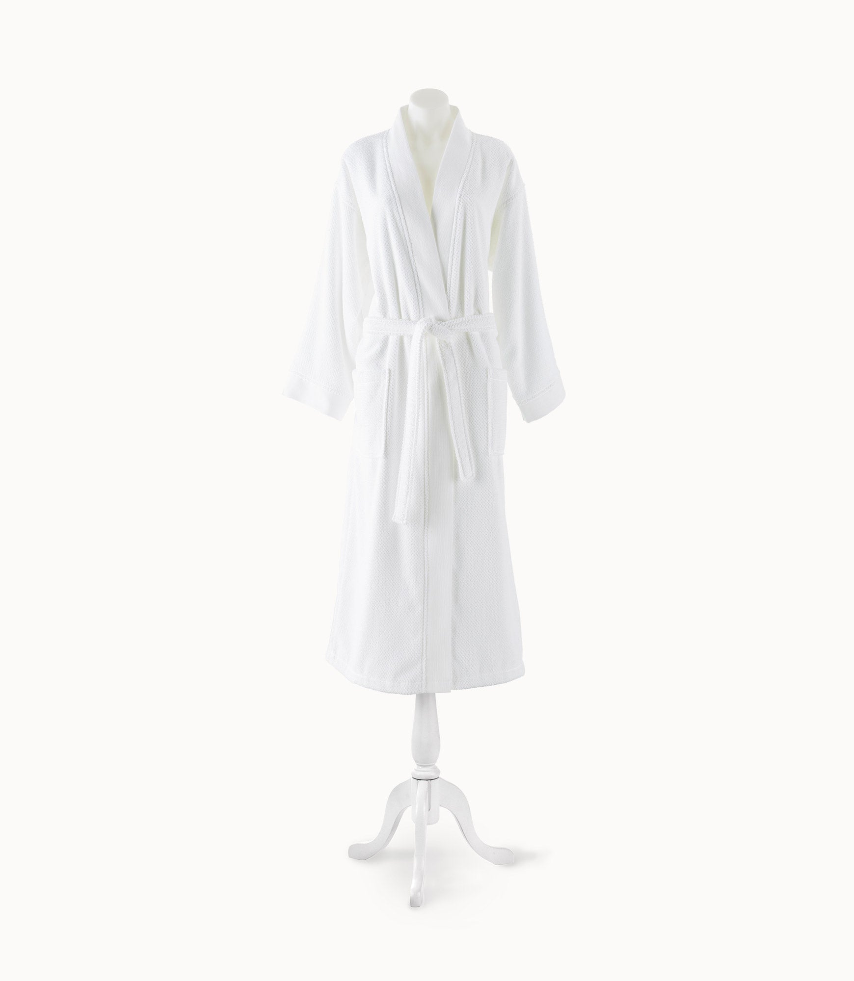 Luxury Jubilee Textured Bathrobe for Women & Men - Soft Plush Spa Robe with Pockets - Perfect for Home, Hotel, and Relaxation After Shower or Bath