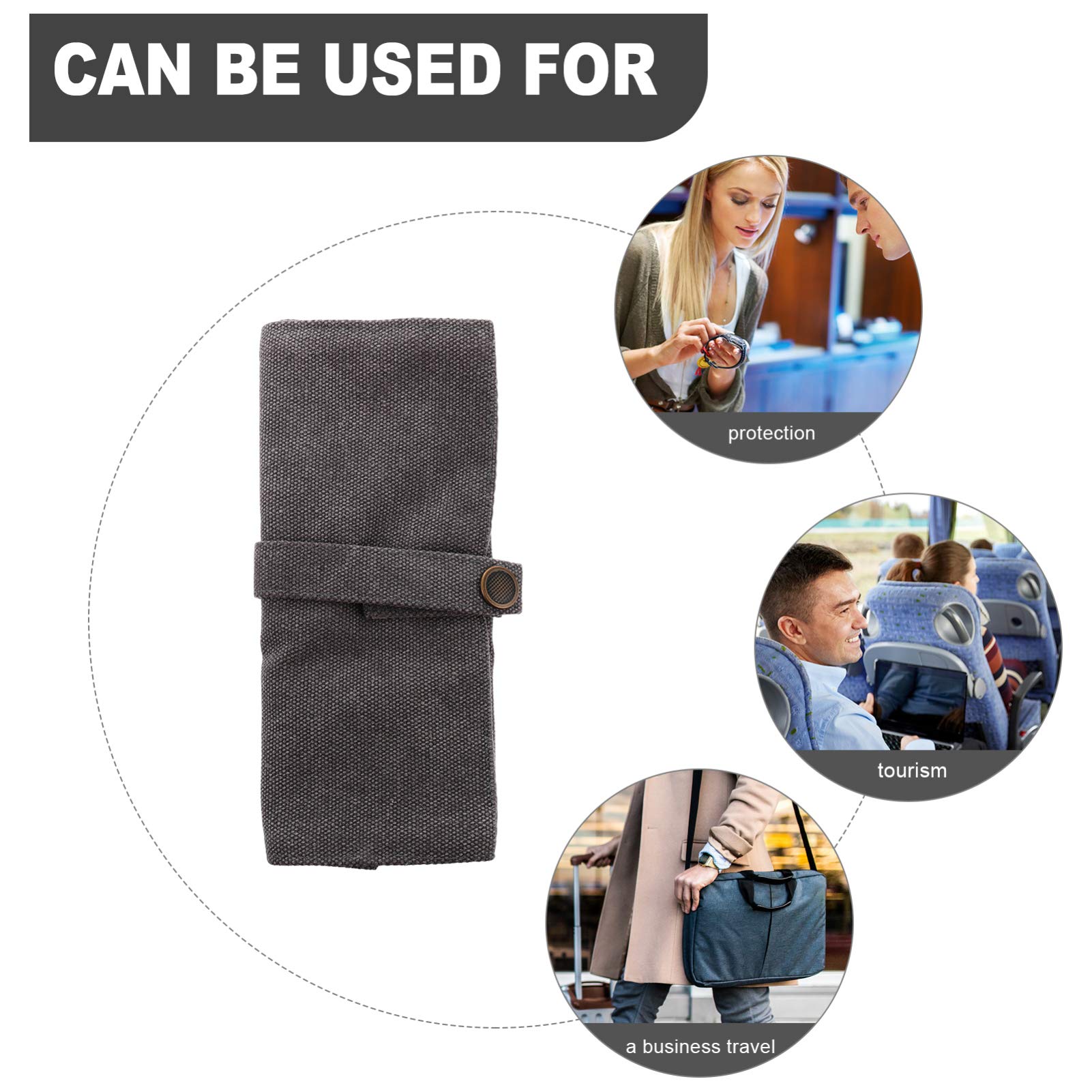 Premium Watch Storage Bag & Organizer - Durable Canvas Watch Band Holder for Men & Women - Perfect for Smartwatch, Sunglasses & Accessories - Ideal for Travel, Home & Office Organization