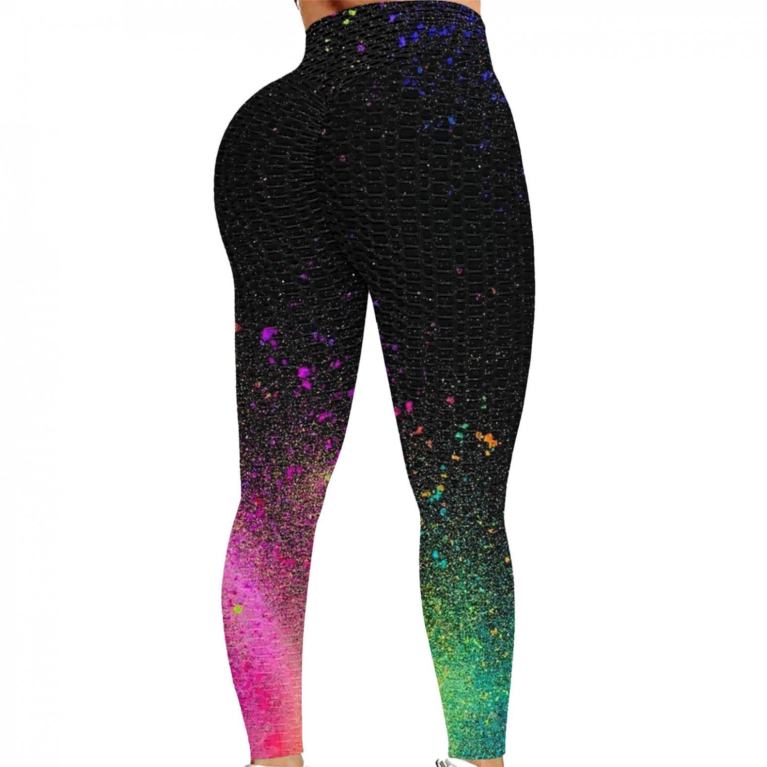 Plus Size High Waisted Yoga Pants for Women - Butt Lifting Textured Workout Leggings | Gym, Running, Lounge & Everyday Wear