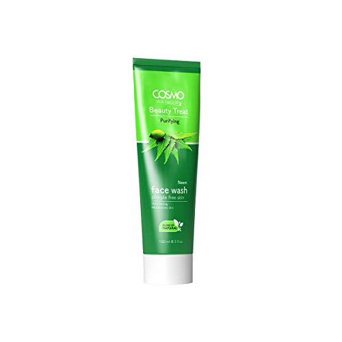 Cosmo Neem Face Wash 150ml - Natural Acne Treatment & Oil Control Cleanser for Clear Skin | Daily Use for Oily & Combination Skin Types