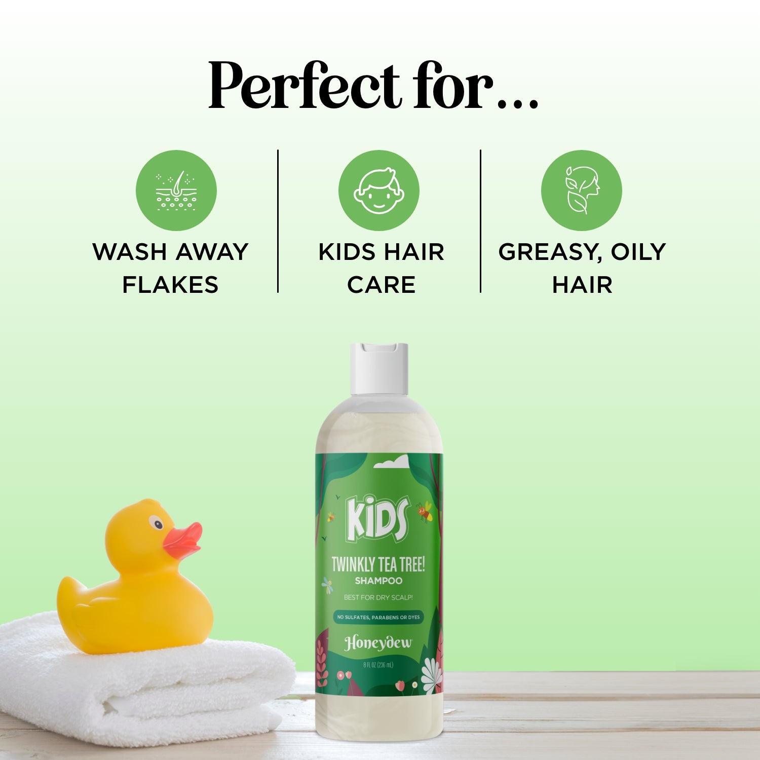 Best Kids Scalp Care Shampoo for Sensitive Skin - Gentle & Tear-Free Formula for Daily Use - Perfect for Children with Dry, Itchy Scalp or Cradle Cap