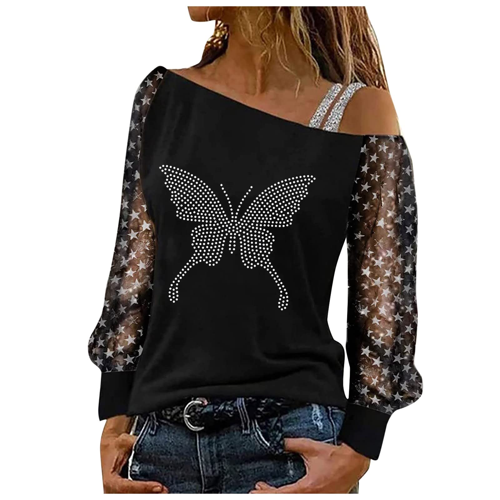 Women's Off Shoulder Blouses & Tank Tops - Summer Fashion Workout T-Shirts & Tunics 2023 | Casual Wear, Beach Outfits, Gym Clothes
