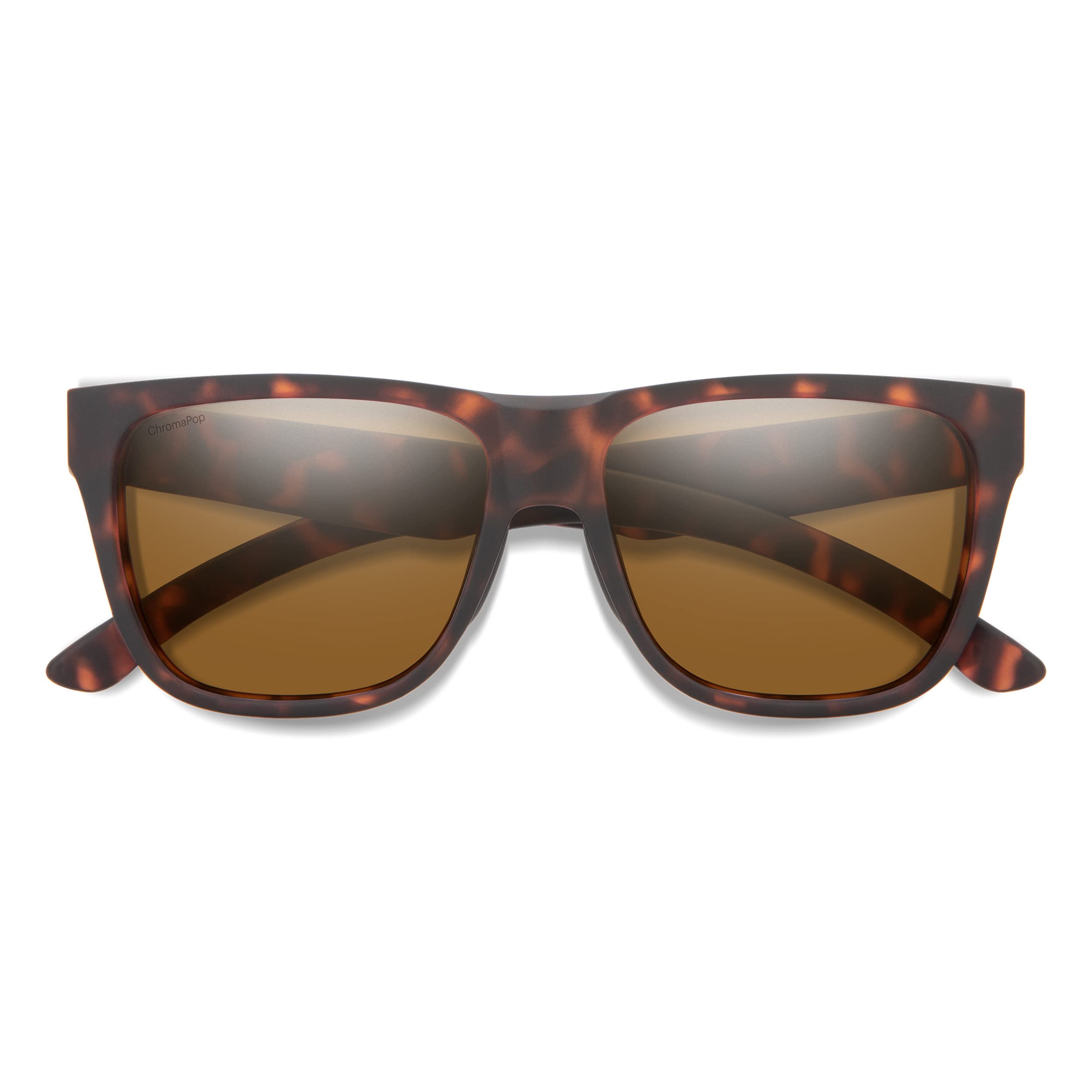 SMITH Lowdown 2 Performance Sports Sunglasses for Running, Cycling & Outdoor Activities - Polarized Matte Tortoise Frame with Brown ChromaPop Lenses - UV Protection for Men & Women - Perfect for Everyday Wear, Hiking & Driving