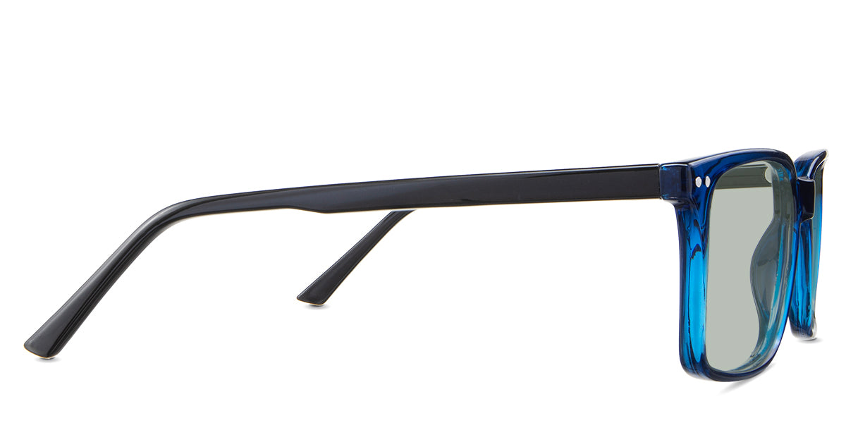 Dante Men's Prescription Tinted Glasses - UV Protection & Blue Light Blocking for Outdoor & Digital Screen Use