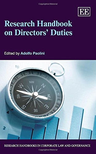 Research Handbook on Directors' Duties - Corporate Law & Governance Guide | Legal Compliance, Board Responsibilities & Best Practices for Business Leaders