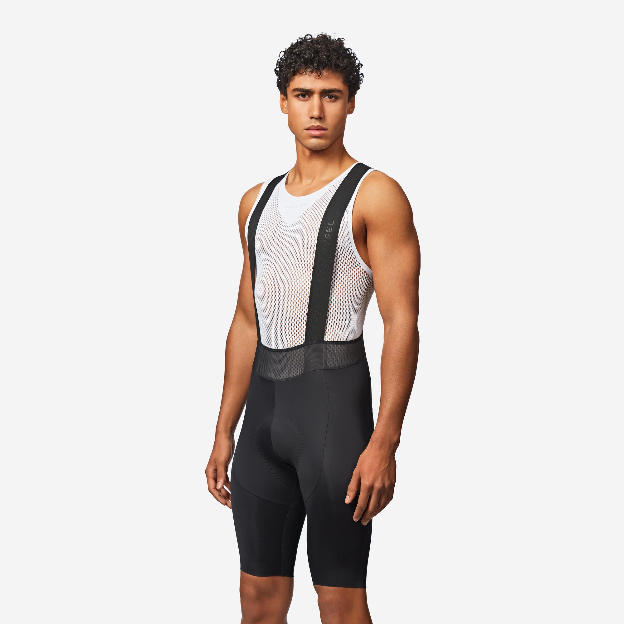 Van Rysel Men's RCR 4 Cycling Bib Shorts - Breathable Padded Bike Shorts for Road Cycling & Training - Perfect for Long Distance Rides & Professional Cyclists