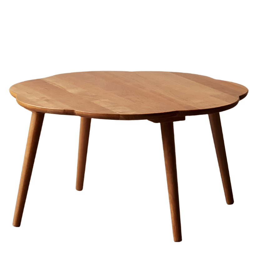 Premium Black Walnut & Cherry Solid Wood Coffee Table - Handcrafted Rustic Modern Living Room Centerpiece for Home Decor