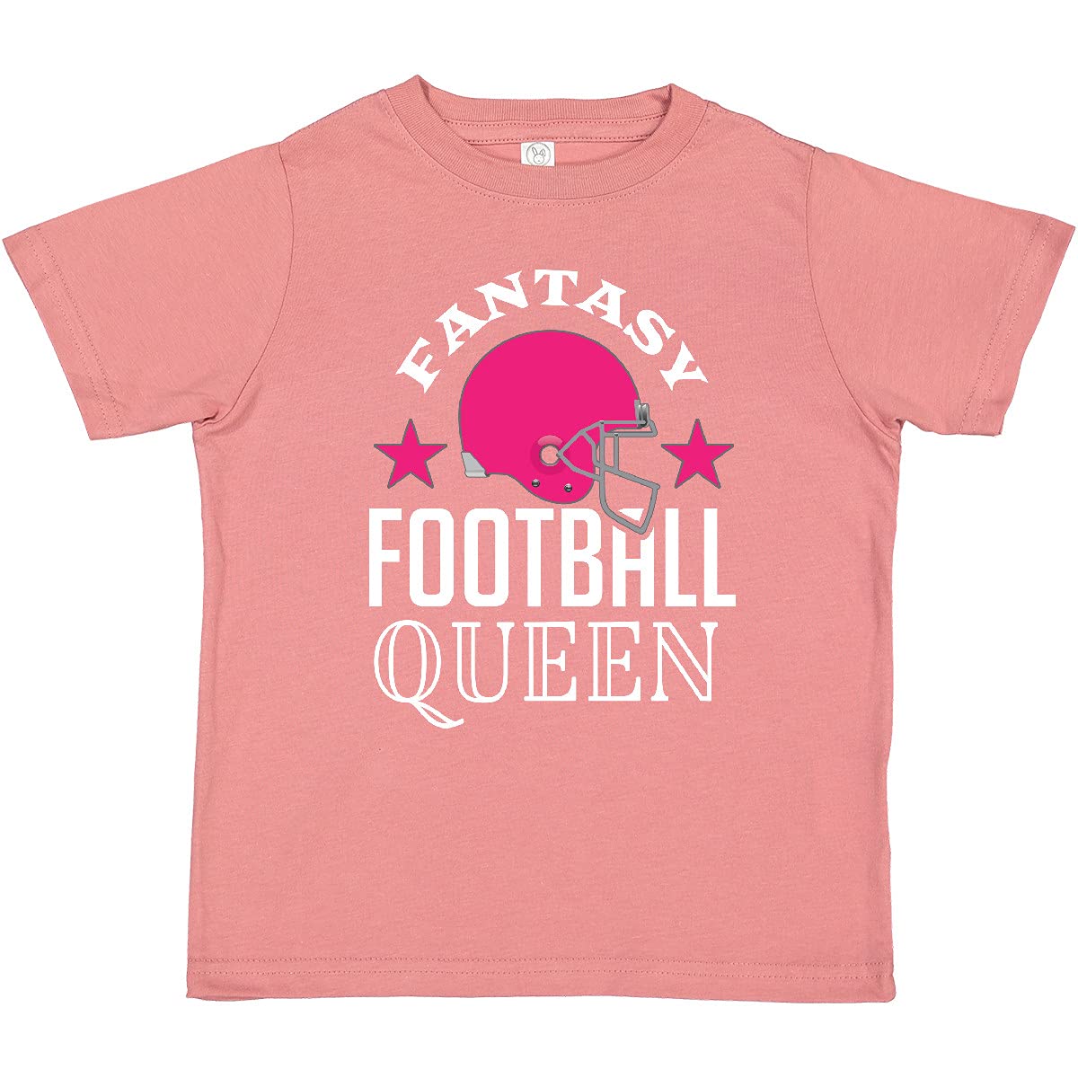 Inktastic Fantasy Football Queen Toddler T-Shirt - Cute Girls Sports Tee for Toddler Football Fans - Perfect for Game Day, Birthday Gifts & Team Spirit