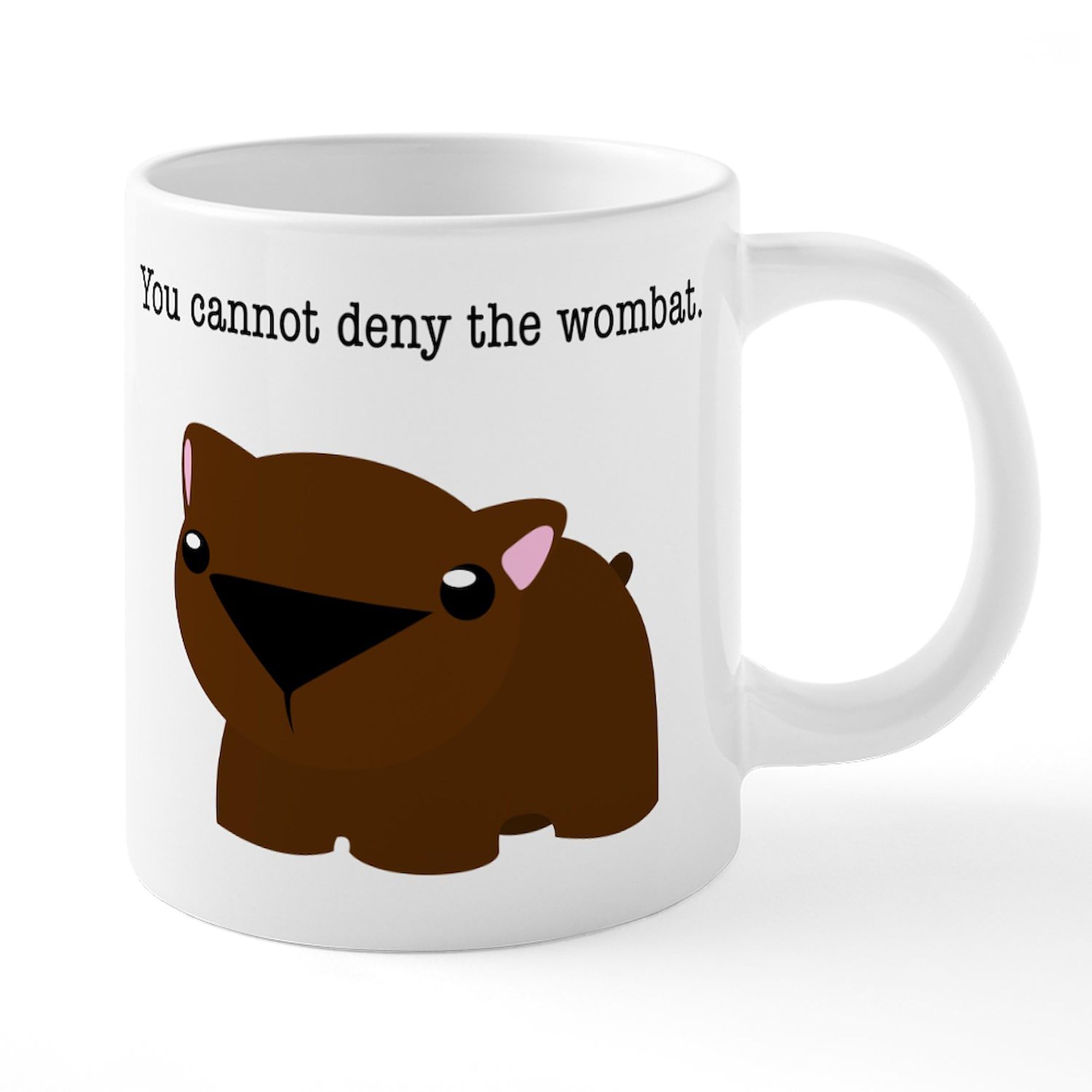 20 oz Ceramic Coffee Mega Mug with Wombat Design - Perfect for Home, Office & Gifts | CafePress