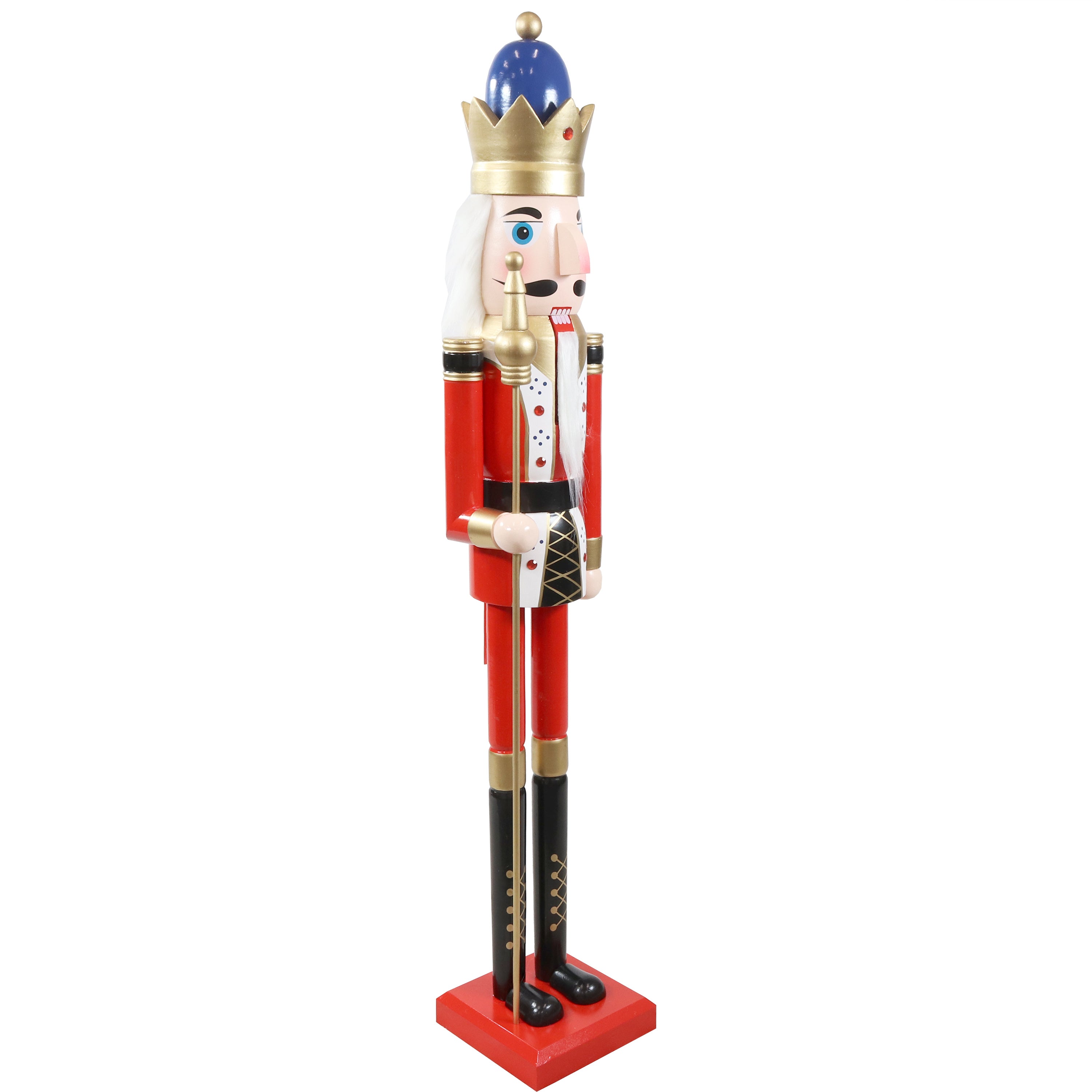 Sunnydaze Balthazar the Protector Indoor Nutcracker Statue - 48