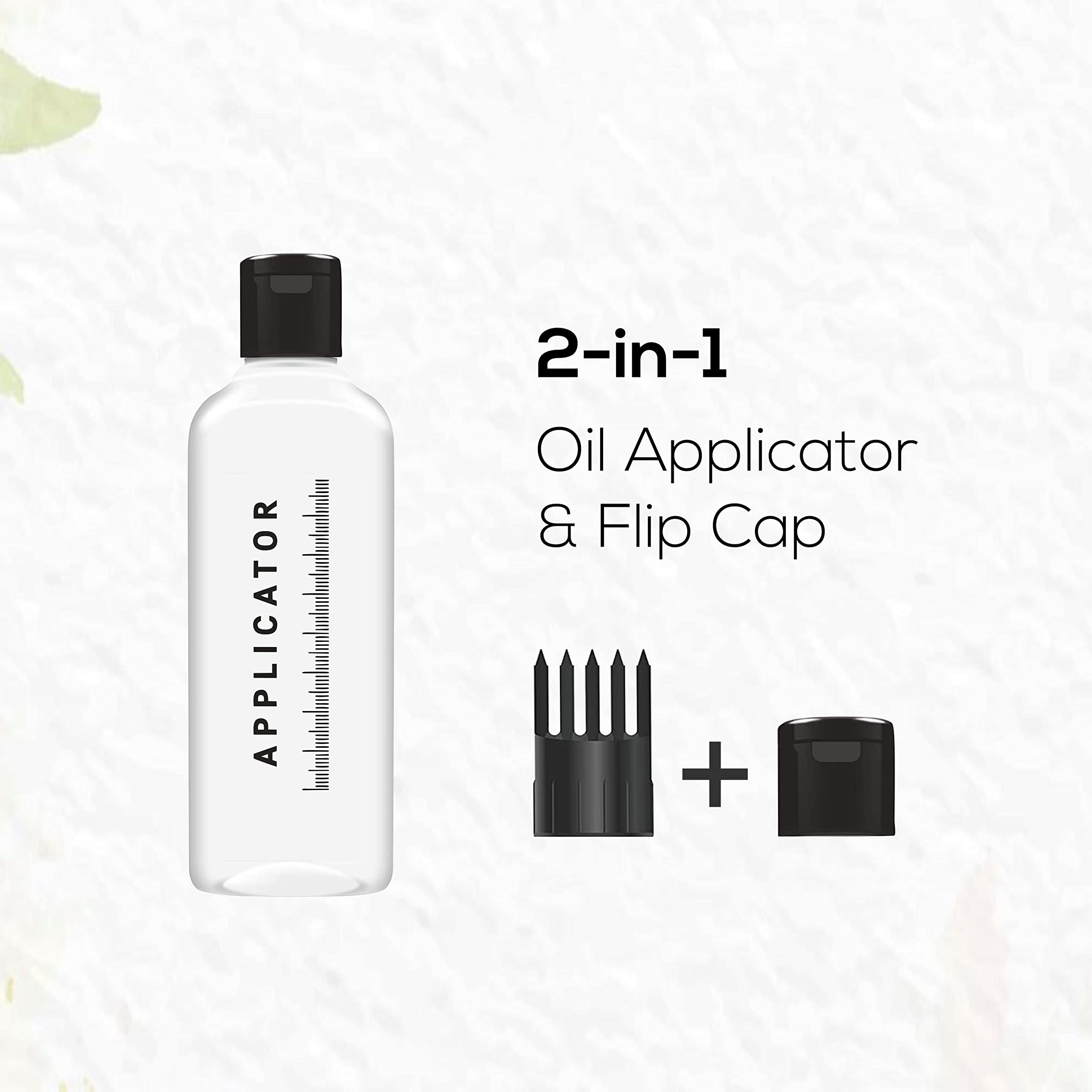 PACKCESS 120ml Hair Root Applicator Bottle with Comb Cap – Fine Mist Spray & Flip Top for Hair Oil, Shampoo, Scalp Treatments & Medicine | Refillable Multipurpose Bottles (Set of 3) – Perfect for At-Home Hair Care, Salon Use & Travel Essentials