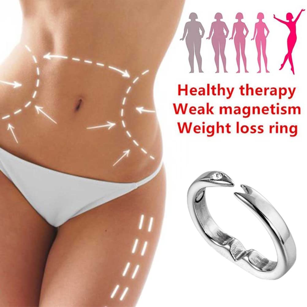 Fencelly 2 Pack Magnetic Lymphatic Drainage Rings - Adjustable Weight Loss Bracelet for Men & Women - Improve Circulation & Reduce Swelling - Perfect for Post-Workout Recovery & Wellness Routine