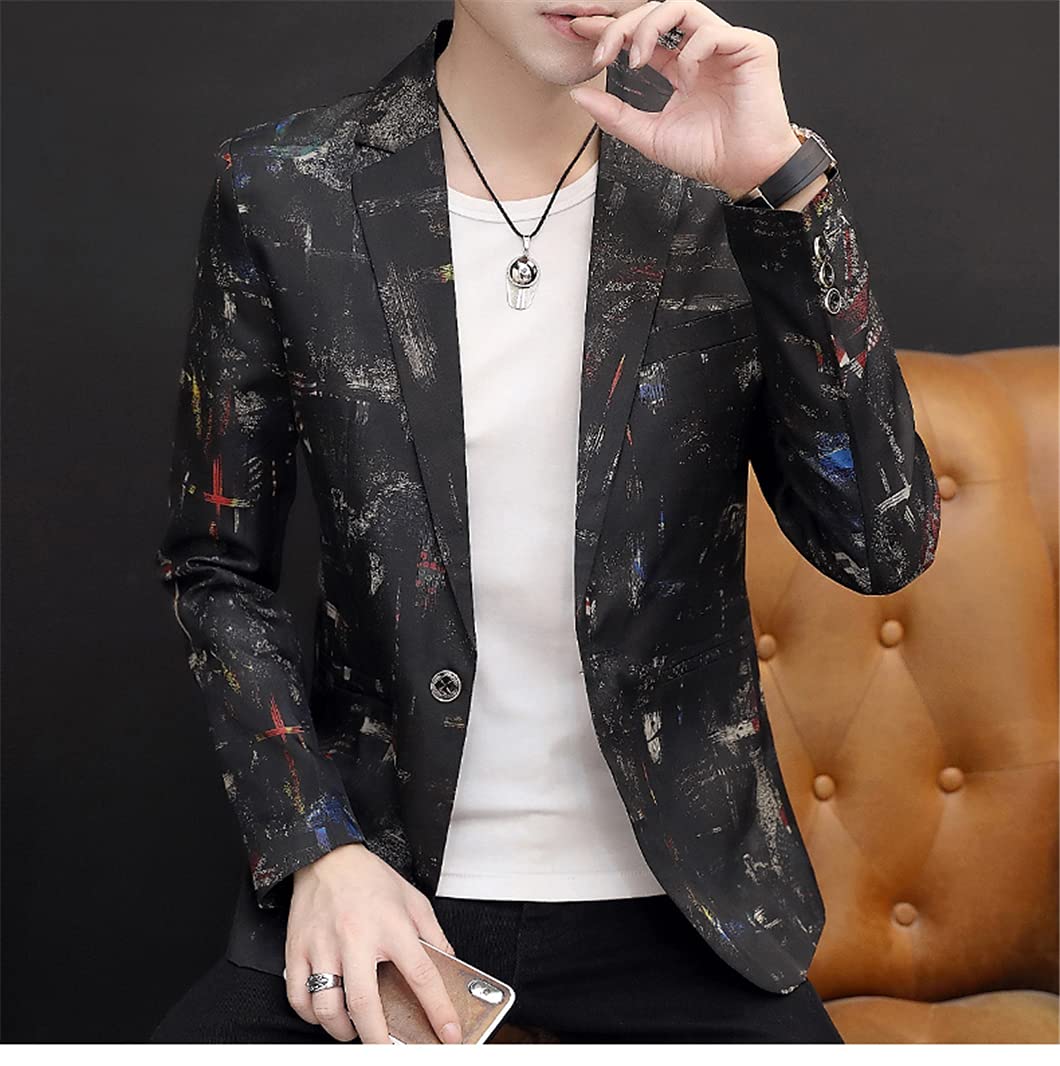 Stylish Men's Printed Suit Jacket - Formal Blazer for Parties & Business Events | Perfect for Weddings, Prom, Office & Special Occasions