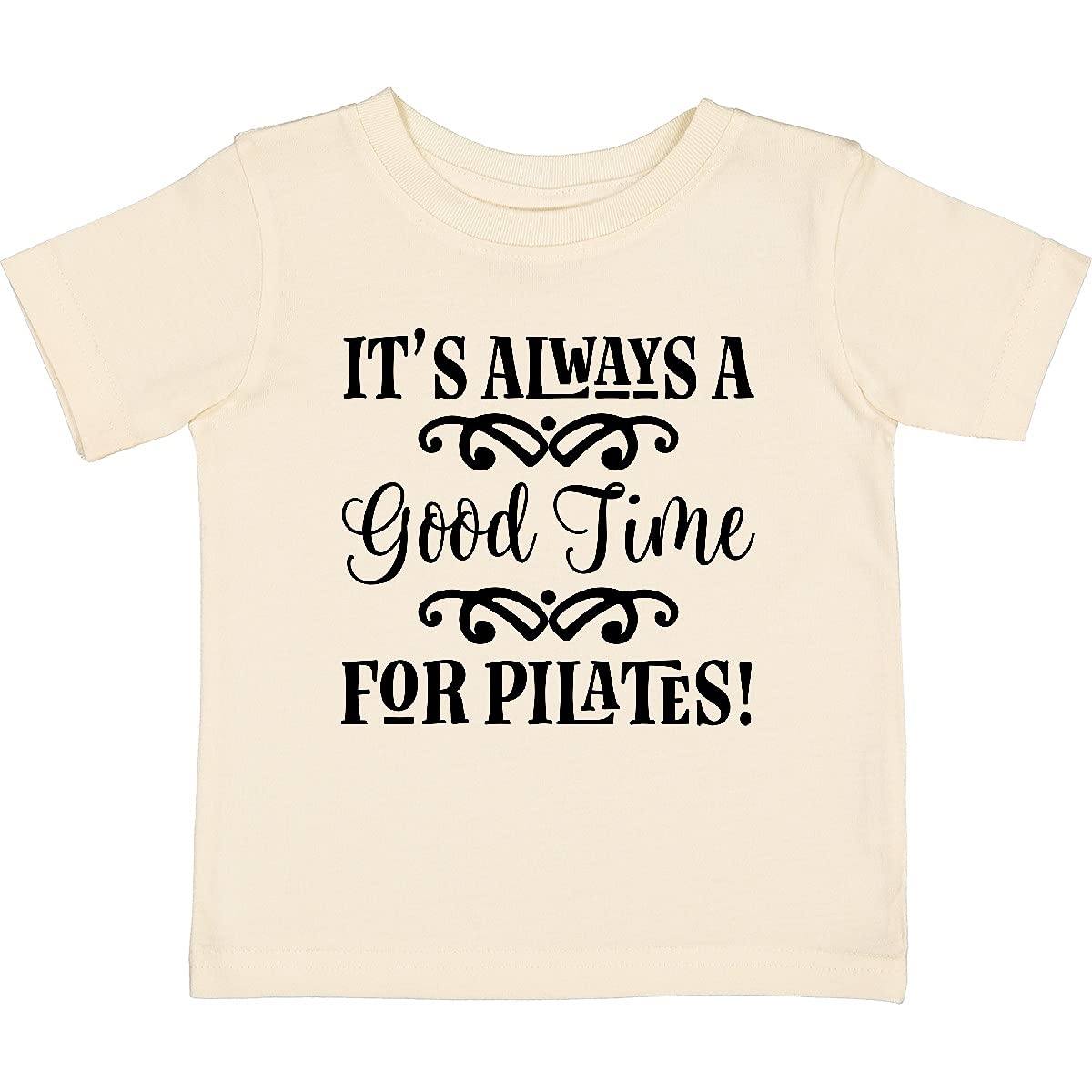 Funny Exercise Fitness Pilates Baby T-Shirt - Cute Workout Gift for Yoga Moms & Active Toddlers - Perfect for Gym, Studio & Playtime