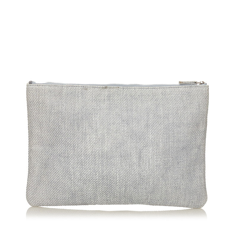 31 Rue Cambon Canvas Clutch Bag - Elegant Women's Evening Clutch for Parties, Weddings & Special Occasions