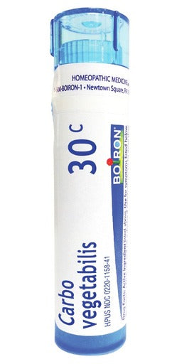 Carbo Vegetabilis 30C Homeopathic Medicine | Natural Remedy for Digestion & Gas Relief | Perfect for Travel & After Meals