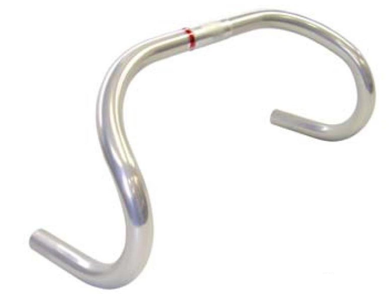 Nitto B123AA B123AA-40 Drop Handle - 1.0 inch (25.4 mm) Diameter, 15.7 inch (400 mm) Length, Silver - Perfect for Cabinet Doors, Drawers, and Furniture Hardware Replacement
