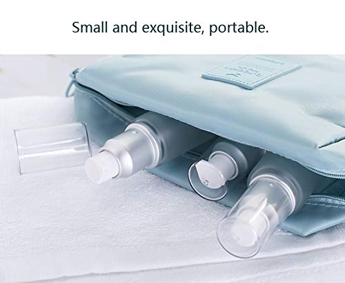 3-Pack 15ml/15g Refillable Matte Glass Travel Pump Bottles - Leak-Proof Cosmetic Containers for Cream, Lotion & Toiletries - Perfect for Skincare, Makeup & Travel Essentials