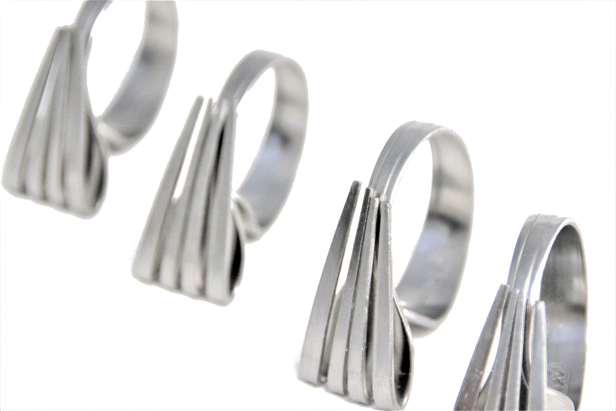 Handmade Fork Napkin Rings - Elegant Silverware Tableware for Weddings, Parties & Fine Dining Decor