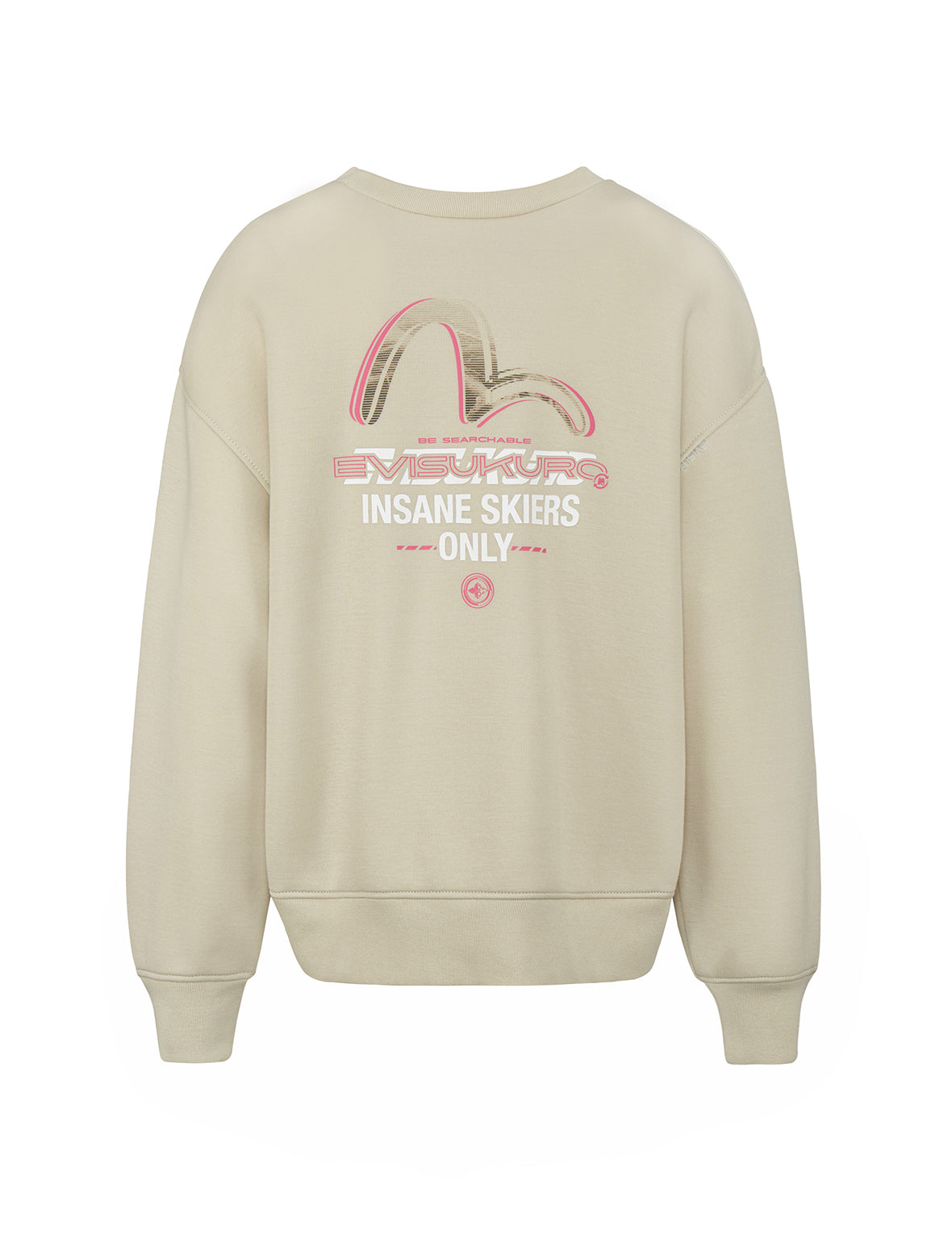 Seagull Print Oversized Unisex Sweatshirt - 2 Way Wear (Front/Back) | Casual Streetwear for Men & Women | Perfect for Beach Outings & Relaxing Weekends