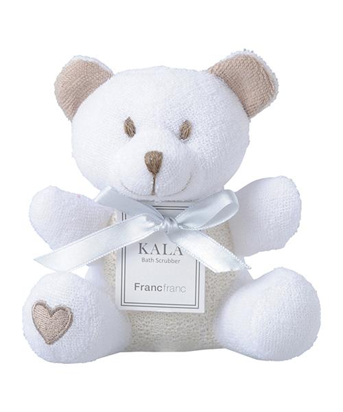 Premium Kala Bear-Shaped Bath Scrubber - Soft Exfoliating Body Scrubber for Gentle Skin Care - Perfect for Shower, Spa & Gift Giving