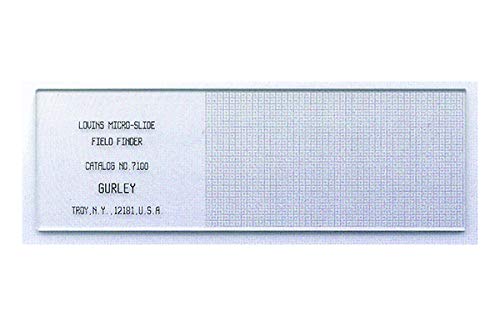 75x25mm Micro Slide Field Finder - High Precision Microscope Accessory for Lab Research & Science Education