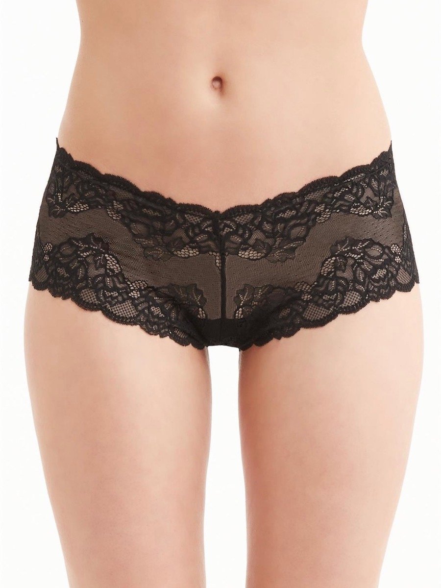 Montelle Sexy Sheer Lace Cheeky Panties for Women - Comfortable & Breathable Underwear for Date Night & Special Occasions