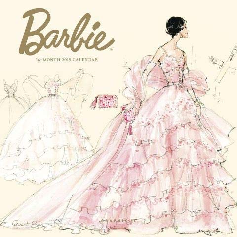 2019 Barbie Mini Wall Calendar - Cute & Colorful Planner for Girls, Kids Room Decor, School Supplies, Birthday Gifts (12 Months) | Perfect for Bedrooms, Classrooms, Offices & Gift Giving