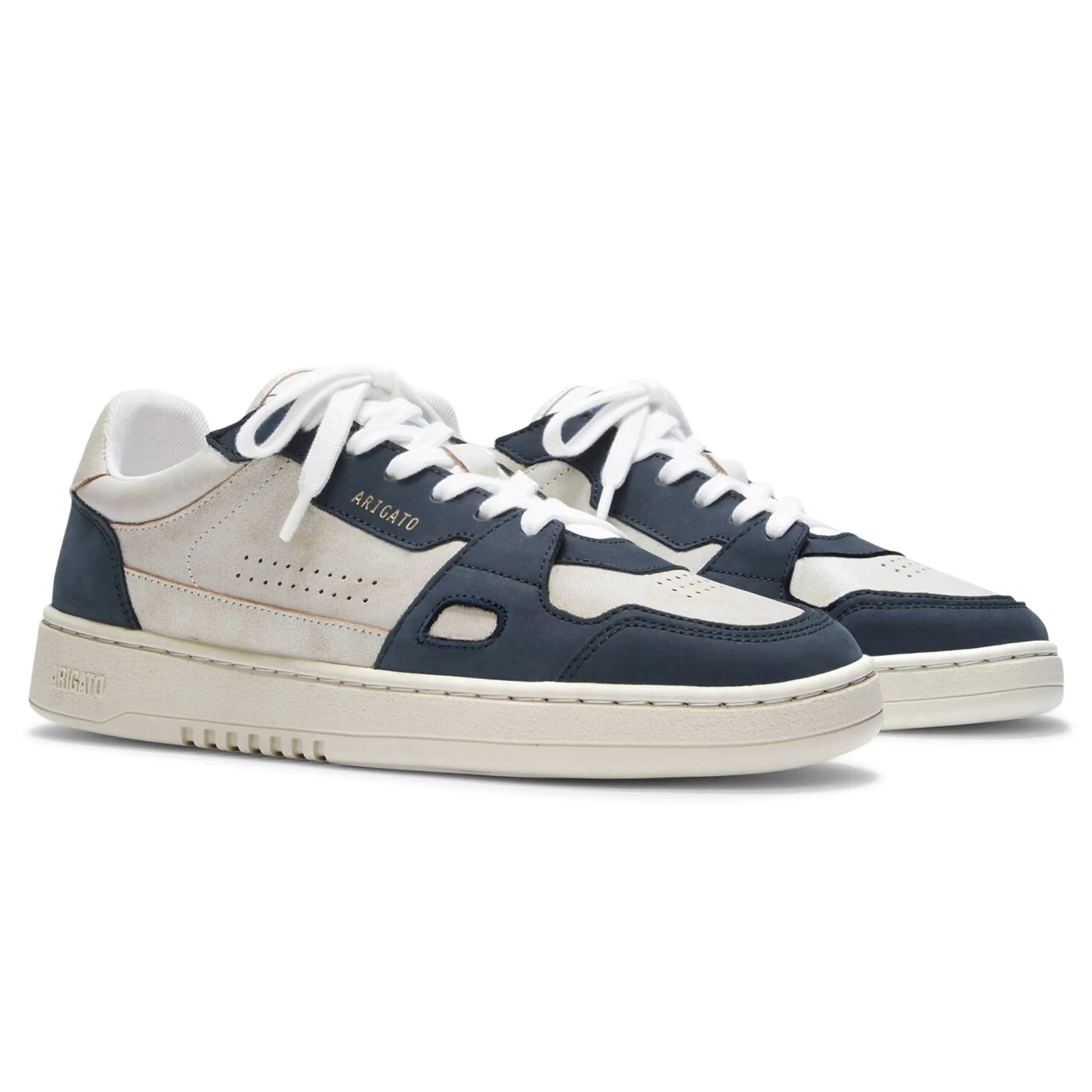 Axel Arigato Dice Low Beige Blue Sneakers for Men - Casual Fashion Sneakers for Everyday Wear | Perfect for Street Style, Work & Weekend Outfits