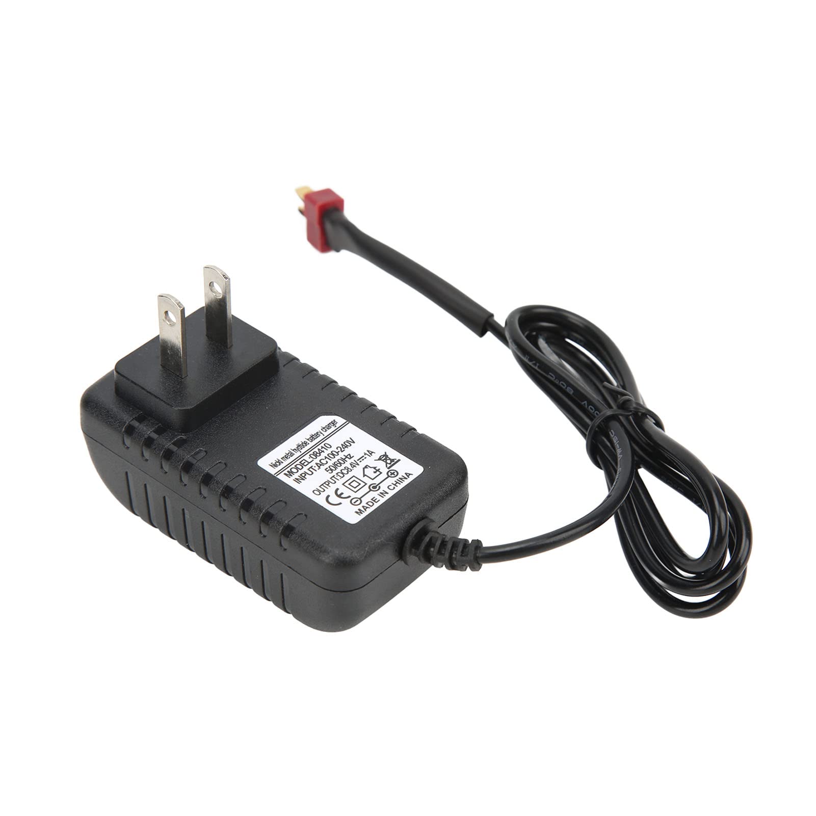 High Performance NiMH Battery Charger Adapter with T Plug - Fast Charging for 110 RC Off-Road Cars, Trucks & Hobby Vehicles - Perfect for Racing, Crawling & Outdoor RC Adventures