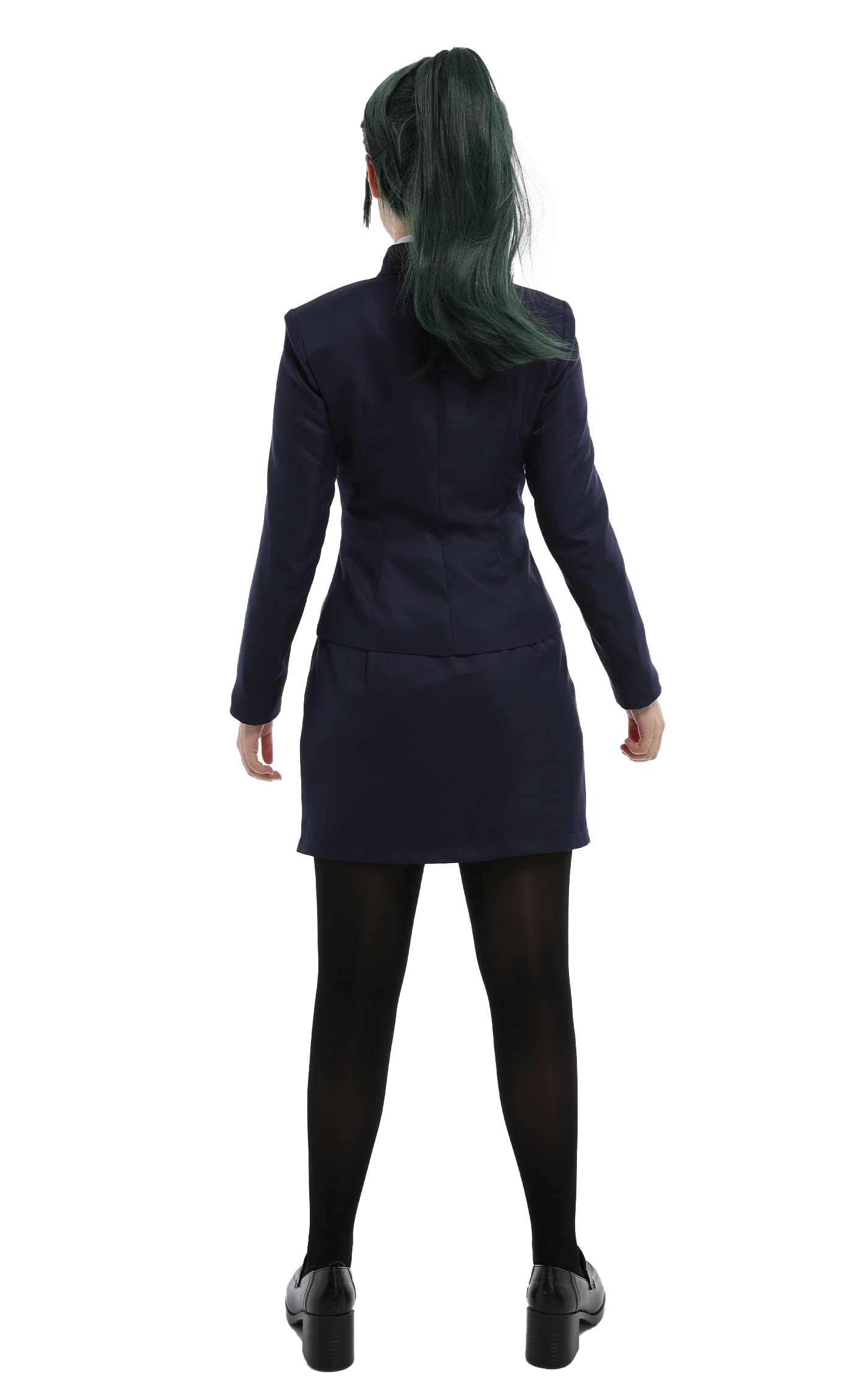 Haikyuu Maki Cosplay Costume - Japanese Anime JK Uniform Set with Coat, Skirt, Shirt & Stockings | Perfect for Cosplay Events, Halloween & Anime Conventions