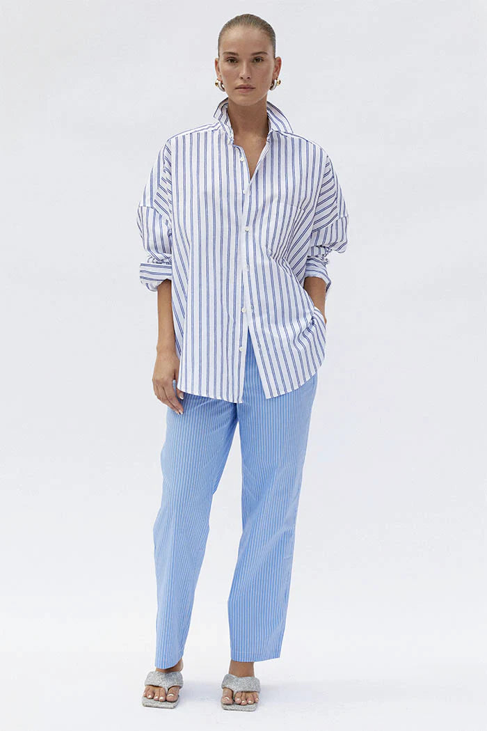 Premium Ashley Shirt for Men - Soft Blue Cotton Button Down Shirt - Perfect for Office, Business Casual & Formal Occasions