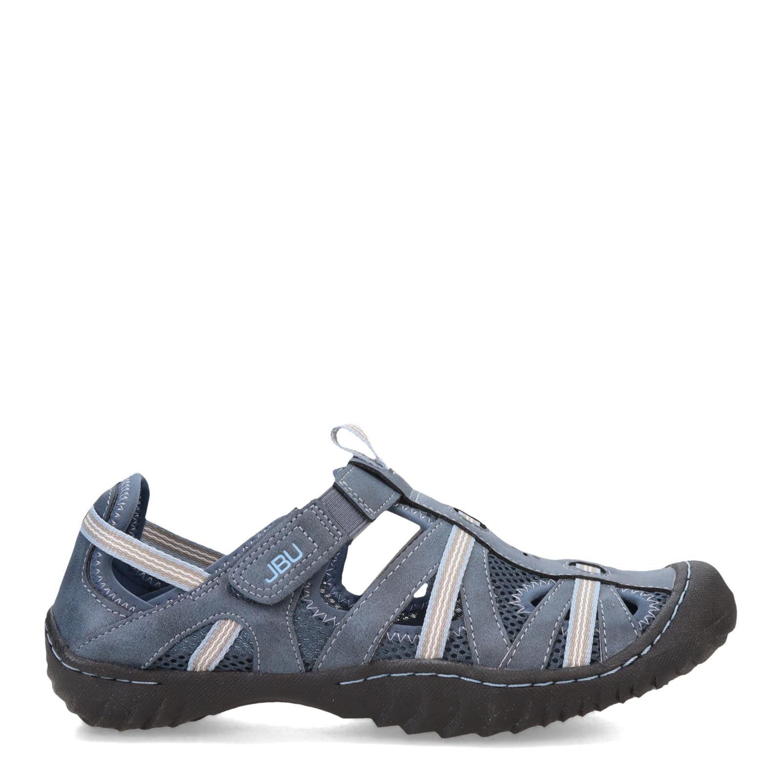 JBU Regional Water Ready Women's Adjustable Comfort Closed Toe Outdoor Water Shoes for Hiking, Beach, and Pool Activities