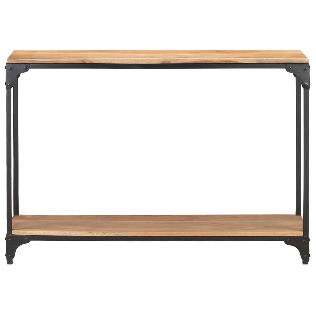 Solid Acacia Wood Console Table - 43.3