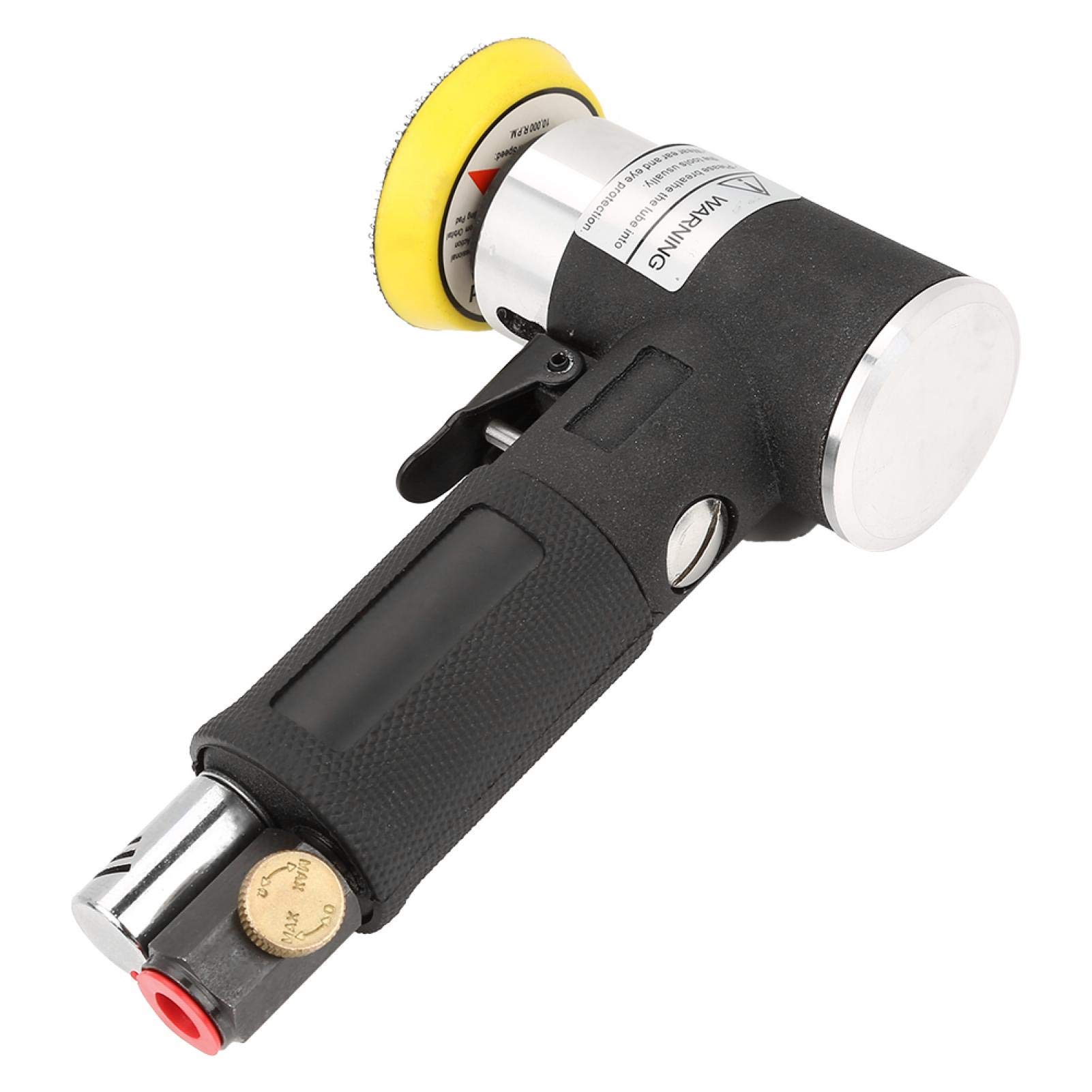 Durable Low Air Consumption Angle Sander - Low Noise Ergonomic Air Angle Polisher for Hardware & Furniture - Perfect for Metalworking, Wood Finishing & Automotive Detailing