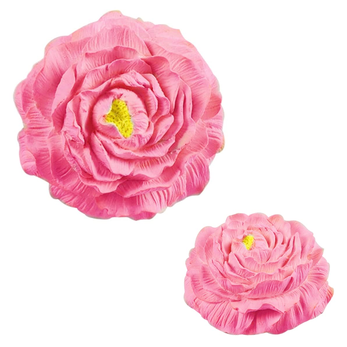 Peony Silicone Mold for Chocolate, Baking & Fondant - DIY Flower Cake Decorating Tools for Cupcakes, Wedding Cakes & Home Baking