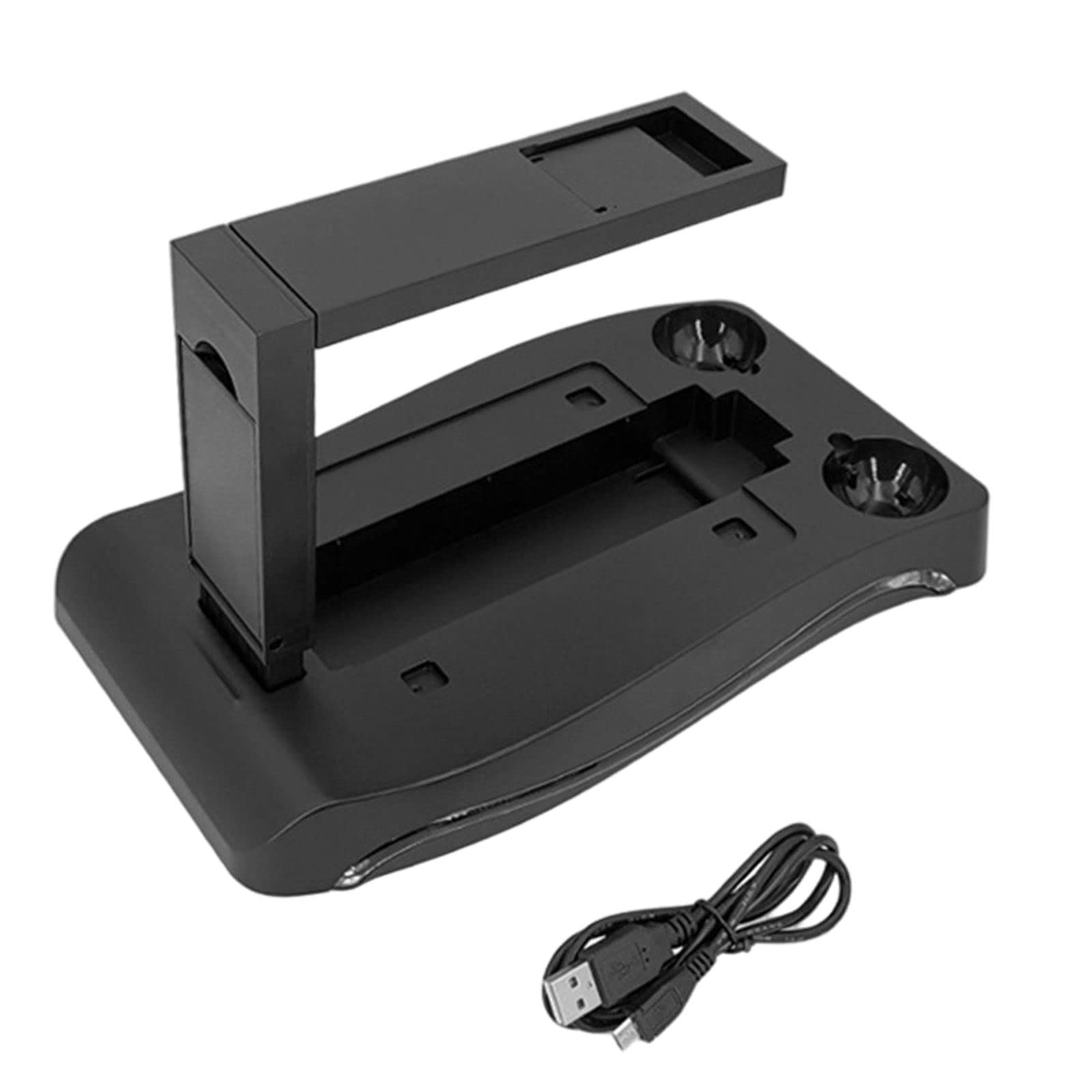 Ronyme VR Headset Stand - 4-in-1 Multifunctional Display Station with Stable Bracket & Controller Rack for PSVR 2 - Detachable Portable Design | Perfect for Gaming Setup & VR Accessories Organization