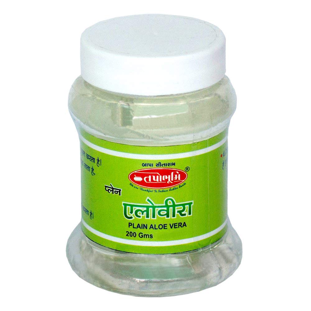 Pure Ayurvedic Aloe Vera Gel for Hair, Face & Skin Care - 200g | Natural Moisturizer, Sunburn Relief & Massage Gel | Perfect for Daily Skincare & Hair Treatment
