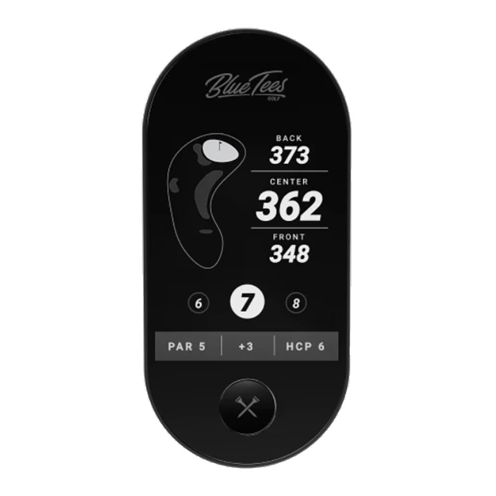 Blue Tees The Ringer Handheld Golf GPS - Accurate Distance Measurement for Golfers | Perfect for Course Play & Practice Sessions
