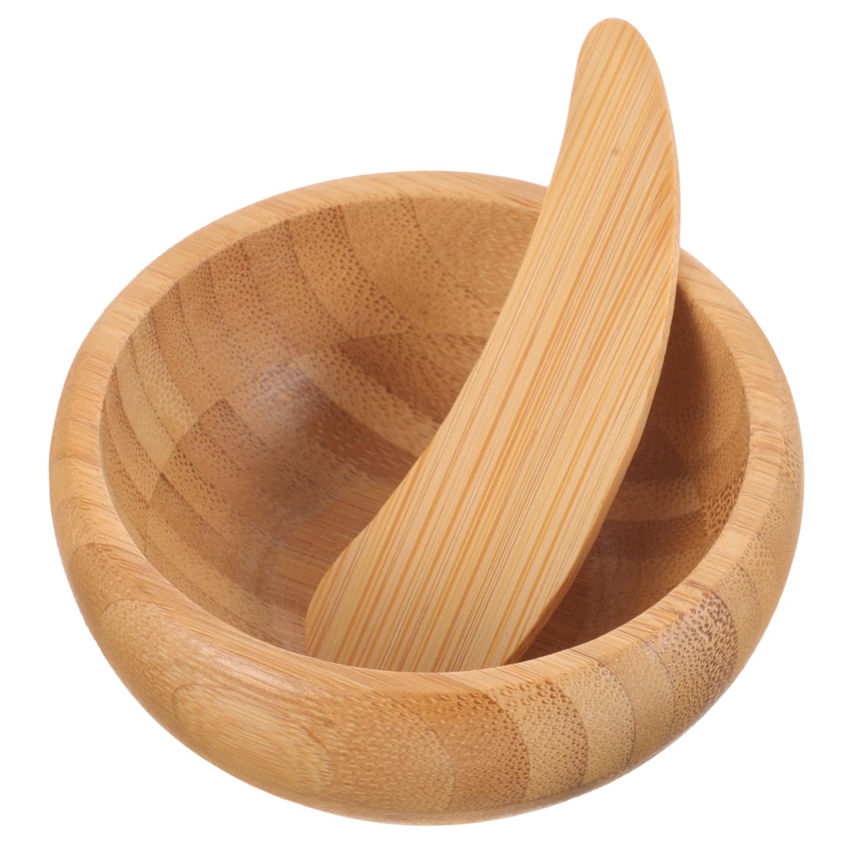 FOMIYES Bamboo Face Mask Mixing Bowl Set - DIY Mask Accessory for Spa, Salon & Home Use - Perfect for Mixing Clay, Mud & Cream Masks