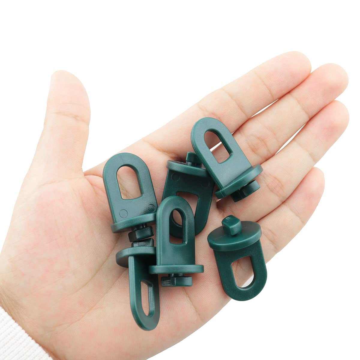 25PCS Greenhouse Twist Clips - Heavy Duty Plant Hangers for Greenhouses, Gardens & Indoor Plants | Secure Hanging Clips for Vines, Flowers & Vegetables | Perfect for Hydroponics, Vertical Gardens & Greenhouse Organization